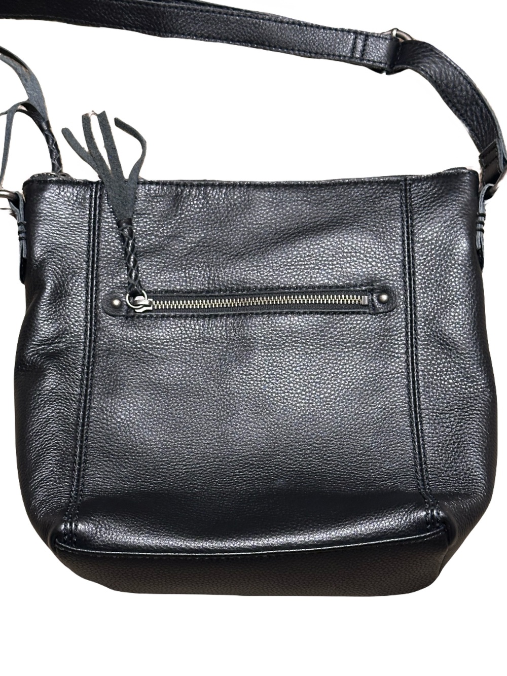 The Sak Ashland Crossbody Bag Black Pebbled Leather - Picture 3 of 7